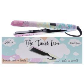 The Twist Flat Iron - Pastel Dream by Aria Beauty for Women - 1 Pc Flat Iron
