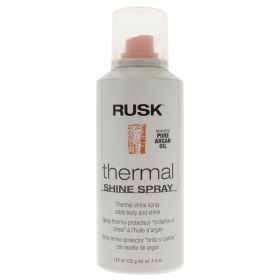 Thermal Shine Spray by Rusk for Unisex - 4.4 oz Hair Spray