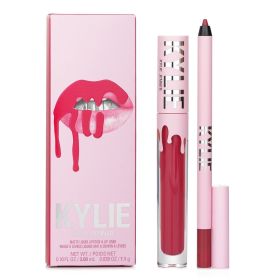 KYLIE COSMETICS - Matte Lip Kit: Matte Liquid Lipstick 3ml + Lip Liner 1.1g - # 401 Victoria 008576 2pcs