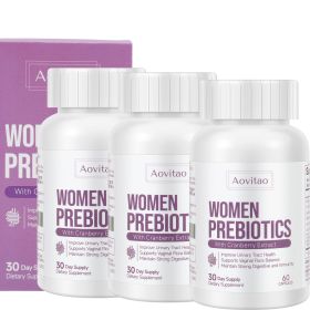 Vaginal Probiotics Women Ph Balance Pills Female Gut Health Prebiotics 60 Billion CFU Capsules Digestive Urinary Tract Support (Option: Unflavored-60Count 3Packs)