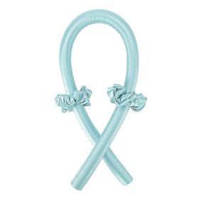 Heatless Curling Rod Headband Lazy Curler Set No Heat Spiral Pear Flower Curling Iron for Women Hair Wrap Curling Ribbon (Color: 04)