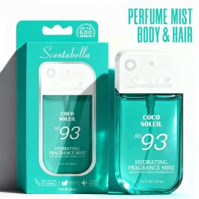 4 Scents Travel-Size Body & Hair Fragrance Mist (1.5 fl oz) - Long-Lasting Fruity & Floral Fragrance for Women, Dates & Gifts (89923: 89923-coco soleil)