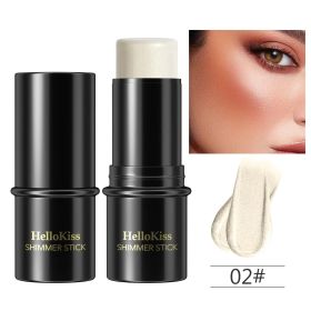 Highlighting&Bronzer Stick Face Brightening Blusher Rouge Concealer Pen Long Lasting Corrector Nose Shadow Contouring Cosmetics (Color: Q02)